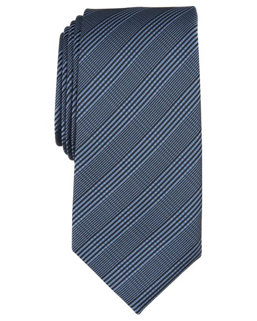 Alfani Blue Stockton Plaid Tie for men