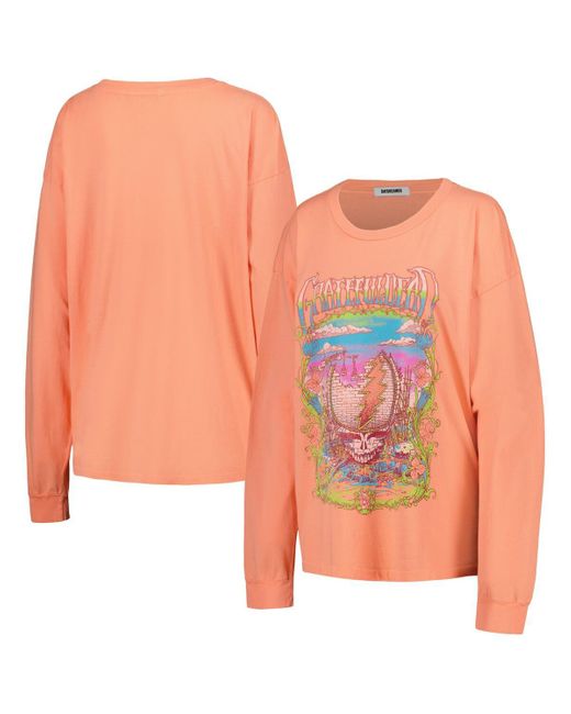 Daydreamer Orange The Grateful Dead Merch Long Sleeve T-shirt