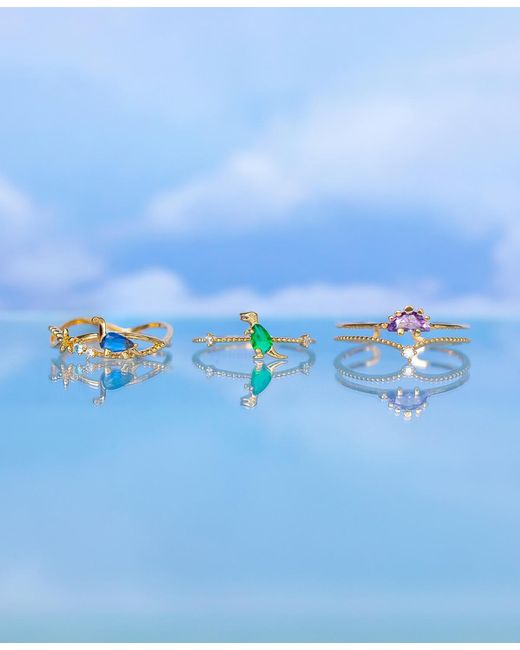 Girls Crew Terrific T-rex Ring in Green | Lyst