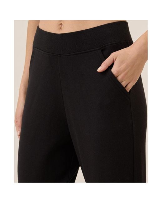 Pact Black Organic Cotton Airplane jogger