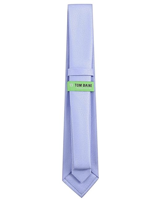 Tom Baine Blue Solid Classic Tie for men