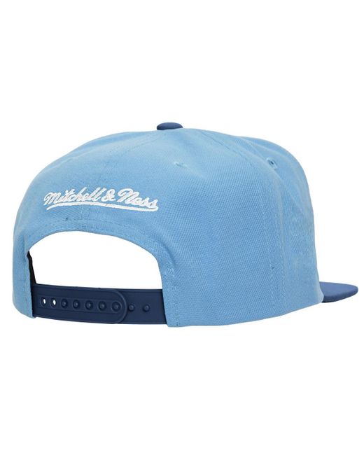 Mitchell & Ness Blue Chicago Cubs Cooperstown Collection Basic Flip Snapback Hat for men