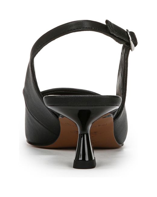 Franco Sarto Black Jaden Pointed Toe Slingback Pumps