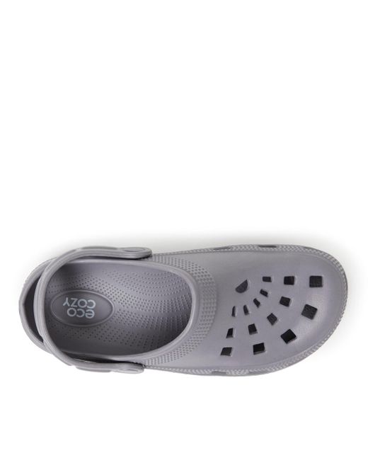 Dearfoams Gray Ecocozy Sustainable Clog