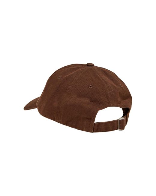 Cotton On Brown Strap Back Dad Hat for men