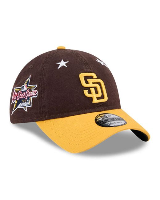 KTZ Multicolor Brown/gold San Diego Padres 2025 Mlb All-star Game 9twenty Adjustable Hat for men