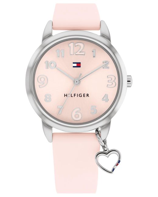 Tommy Hilfiger Pink Kids Quartz Silicone Watch 34mm