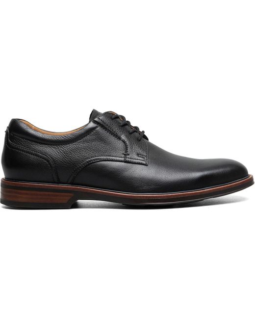 Florsheim Black Traveler Plain Toe Oxford for men