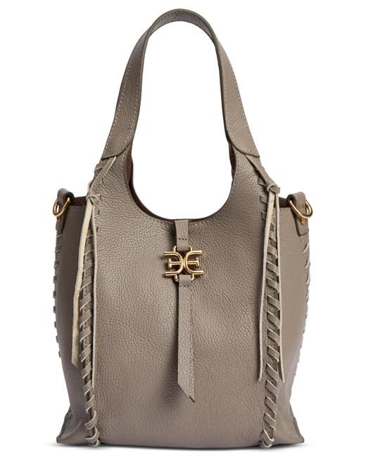 Sam Edelman Gray Sylvia Small Crossbody Tote Bag