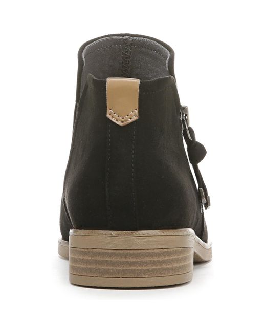 Dr. Scholls Black Astir Block Heel Booties