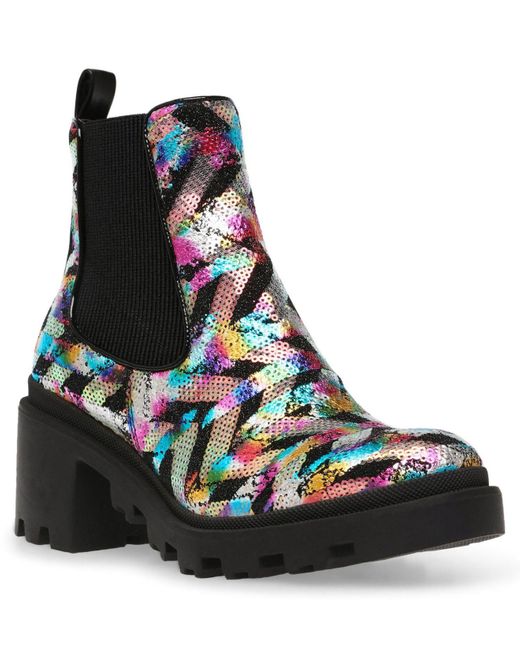 betsey johnson women's rowann block heel booties