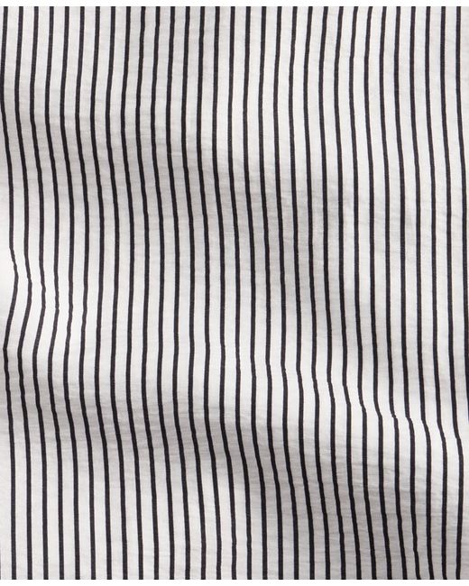 INC International Concepts White Striped Pull-on Wide-leg Pants