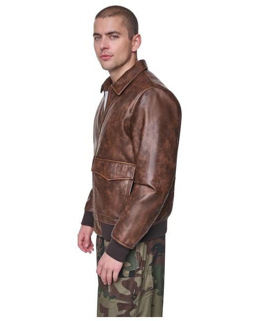 Levi's Brown Classic Bomber Jacket for men