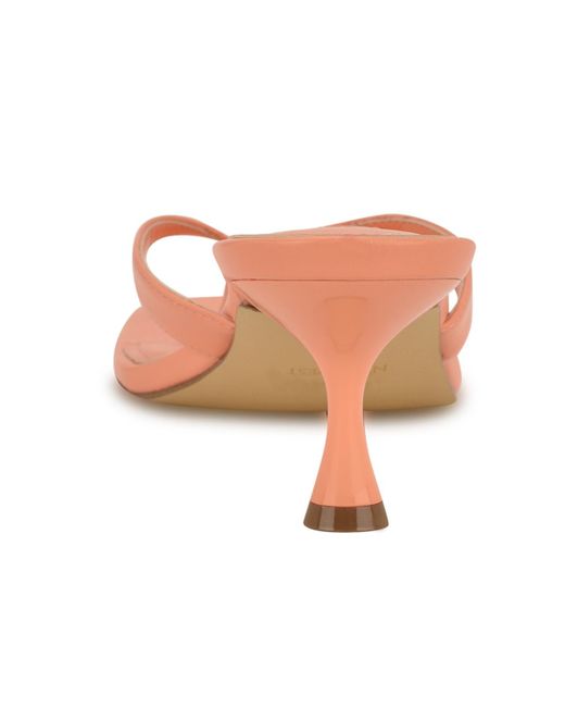 Nine West Pink Andela Slip-on Dress Sandals