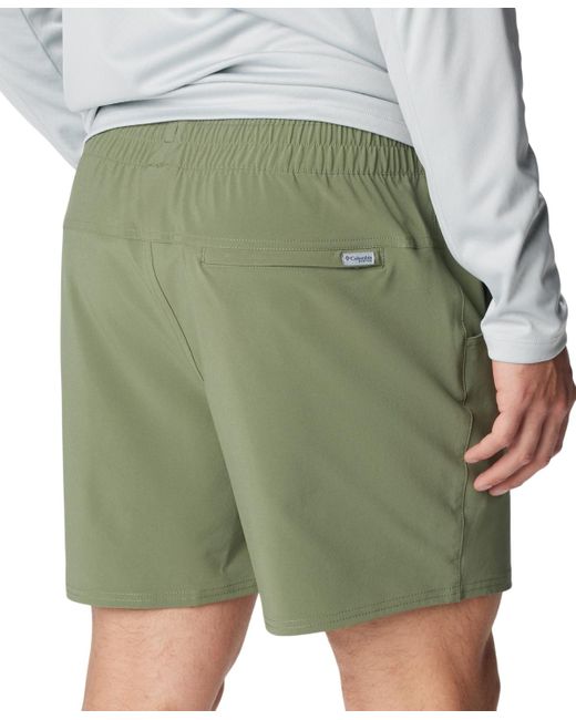 Columbia Green Terminal Roamer Stretch Shorts for men