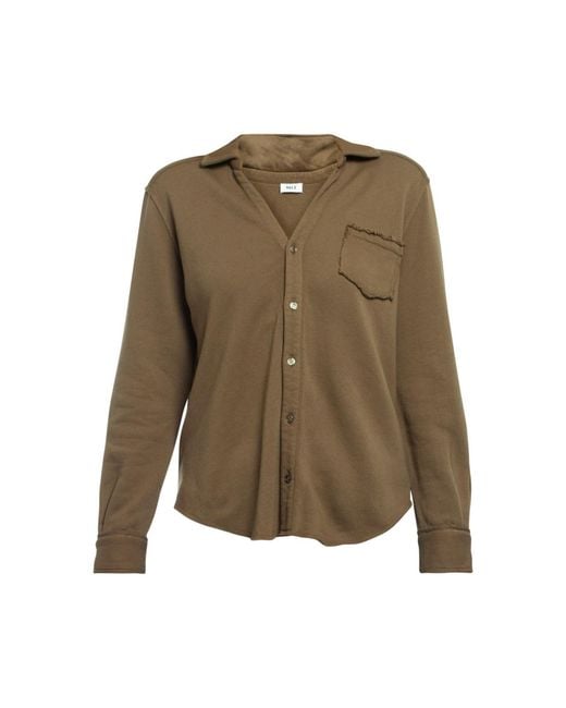 Wilt Green Clothing Button Front Sweatshirt