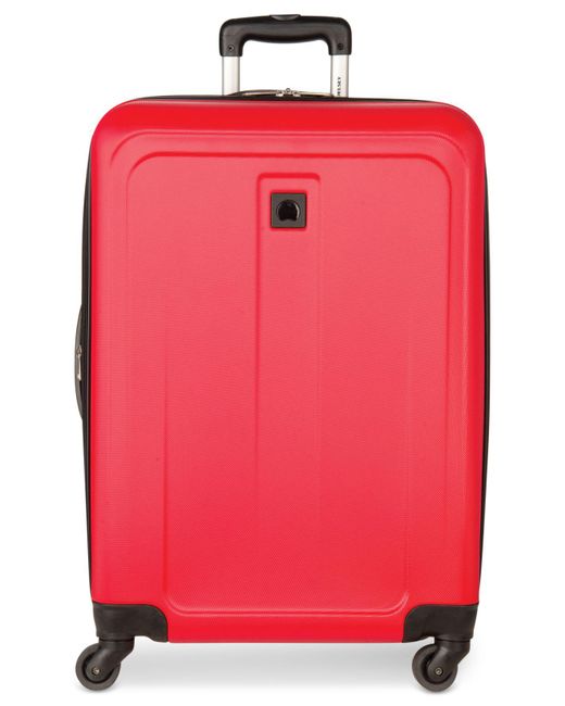 Delsey Red Free Style 2.0 25" Hardside Expandable Spinner Suitcase