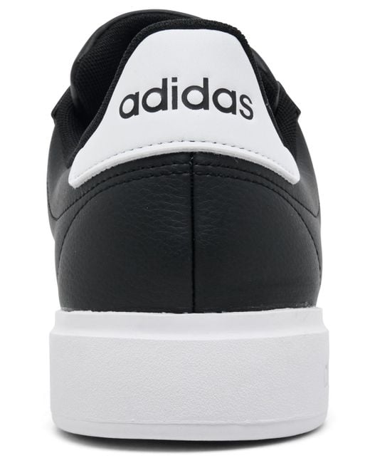 Adidas Black Grand Court Casual Sneakers From Finish Line for men