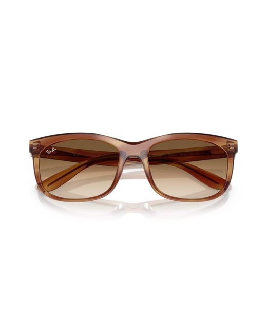 Ray-Ban Brown Rectangle Sunglasses