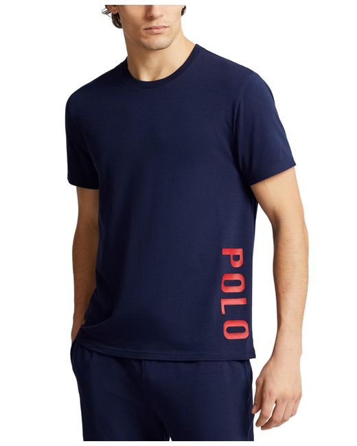 Polo Ralph Lauren Blue Exclusive Short-sleeve Logo Sleep Shirt for men