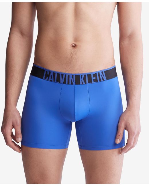 Calvin Klein Blue Intense Power Micro Cooling Boxer Briefs for men