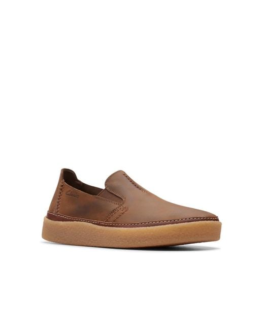 Clarks Brown Collection Oakpark Step Slip On Shoes for men