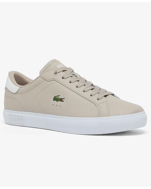 Lacoste Gray Round-toe Sneakers for men