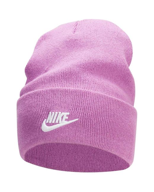 Nike Futura Lifestyle Tall Peak Cuffed Knit Hat in Purple for Men | Lyst