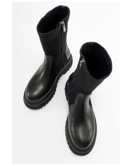 Prologue Shoes Black Alias Zip Boot