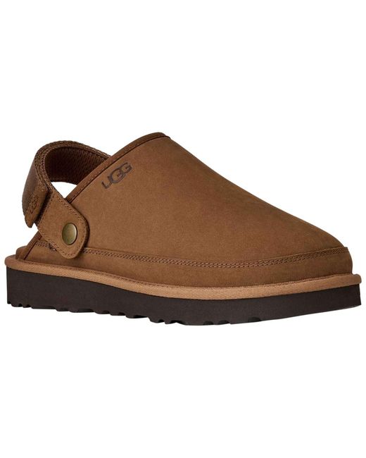 Ugg Brown Goldencoast Round-toe Clogs for men