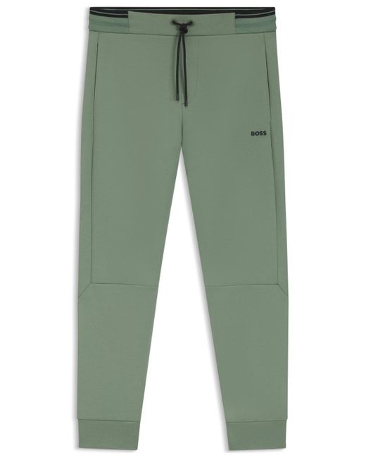 Boss Green Boss By Cotton-blend Tracksuit Bottoms for men