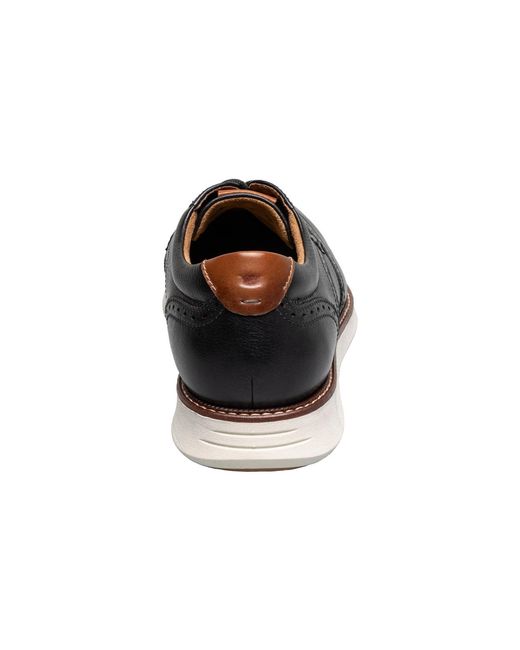 Florsheim Black Launch Wingtip Oxford for men