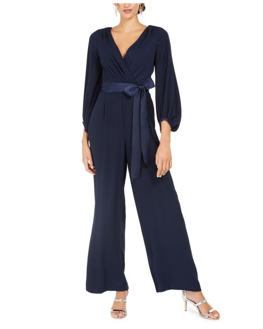eliza j surplice jumpsuit