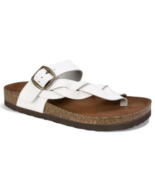 White Mountain White Crawford Footbed Sandals