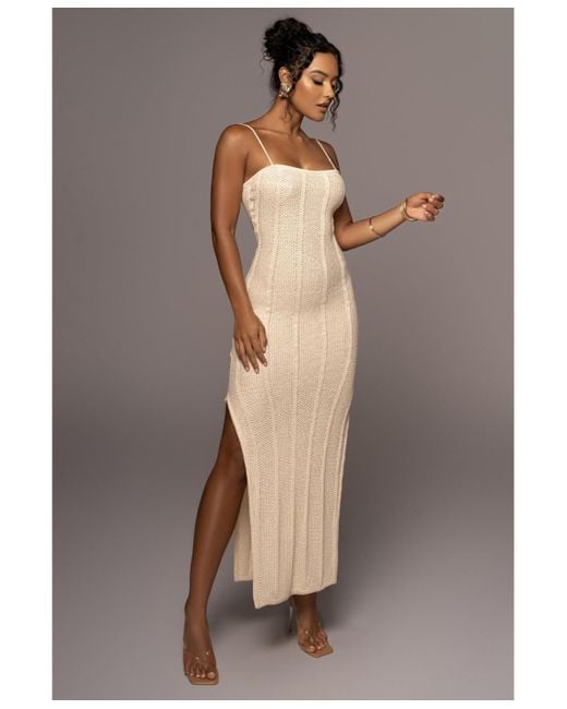 JLUXLABEL Gray Cabana Views Crochet Dress