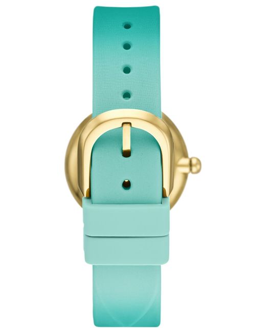 Kate Spade Green Mini Park Row Silicone Watch 28mm