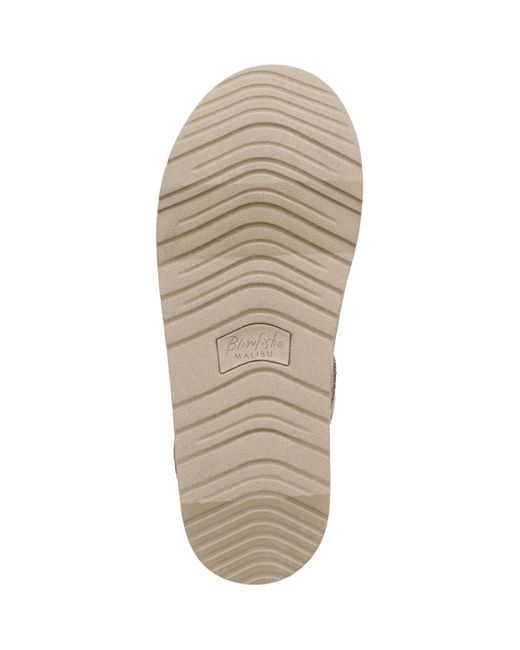 Blowfish Natural Mokolo Round Toe Pull On Platform Short Boots
