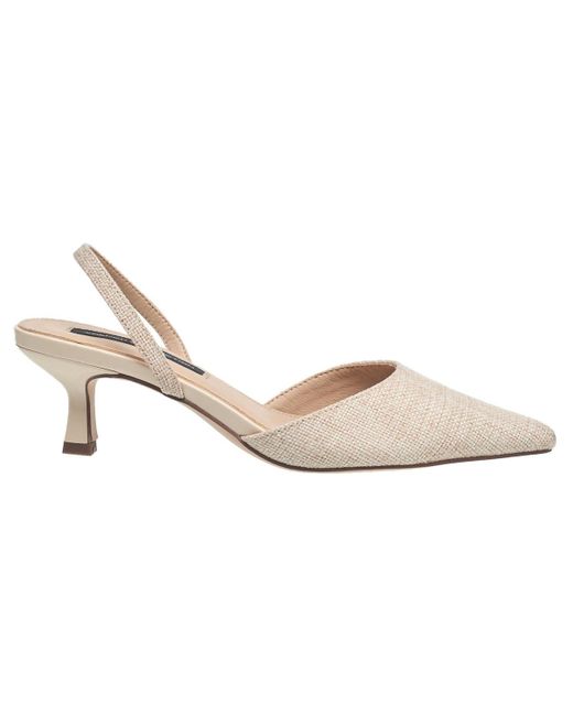 French Connection White Ladies Amalfi Kitten Heel