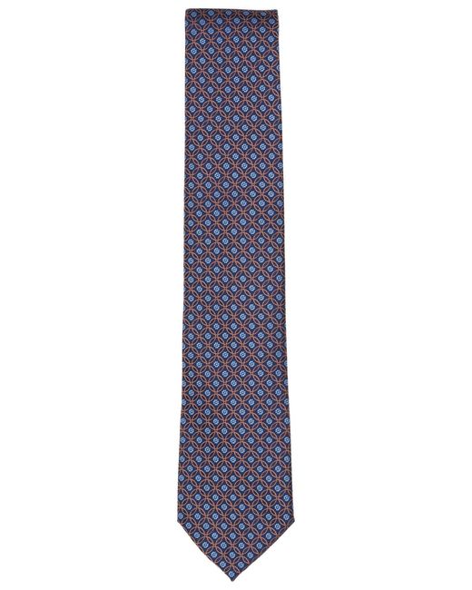 Club Room Blue Milone Medallion Tie for men