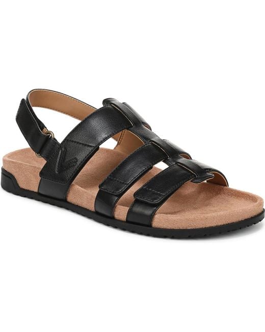 Vionic Brown Eureka Strappy Sandals