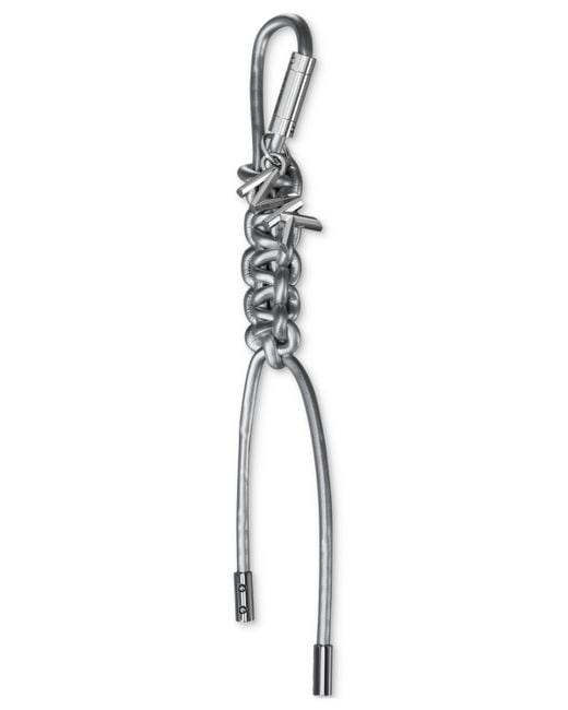 Michael Kors White Michael Met Braided Bag Charm