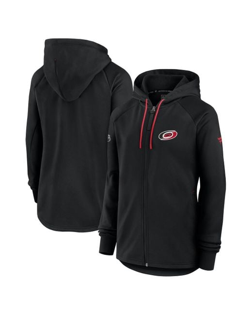 Fanatics Black Carolina Hurricanes Authentic Pro Rink Fleece Full-zip Jacket