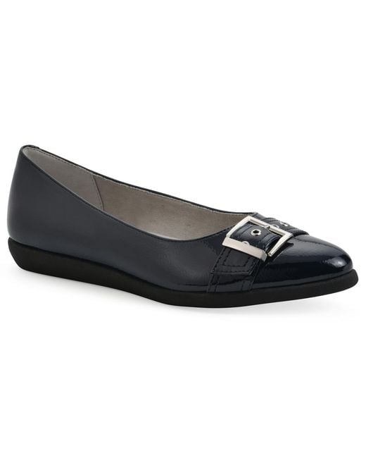 White Mountain Black Miliani Ballet Flat
