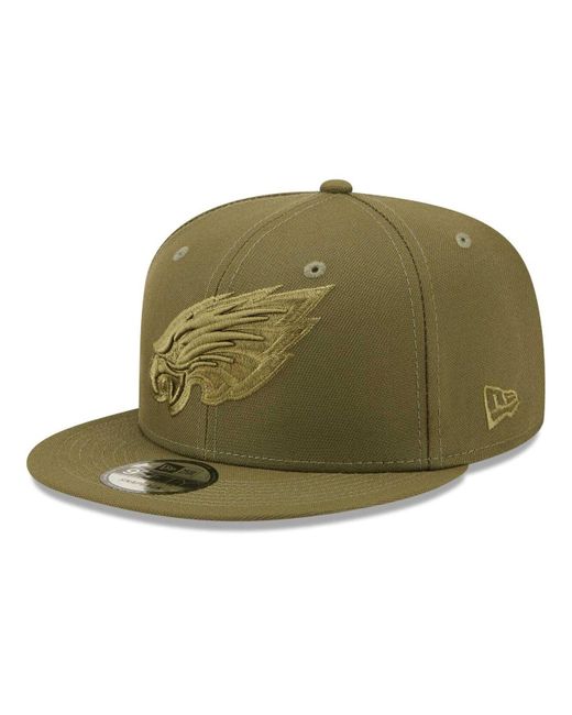 Men's Philadelphia Eagles Color Pack 9Fifty White Adjustable Hat