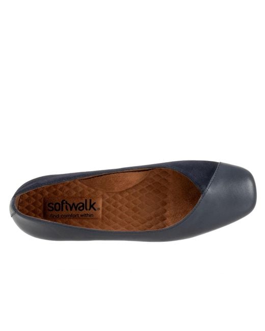 Softwalk® Blue Vina Flat