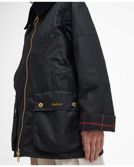 Barbour Black Allerston Four-pocket Waxed Jacket