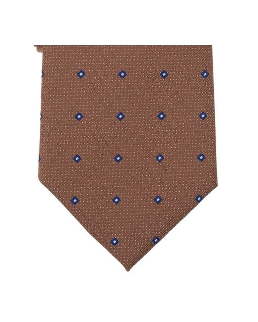 Club Room Brown Landcaster Neat Pattern Tie for men