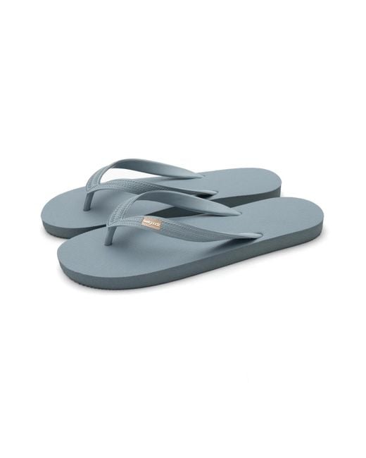 feel good Blue Classicz Core Natural Rubber Flip-flop Thong Sandals for men