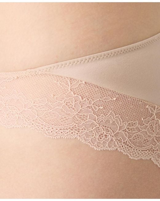 Maidenform Natural Comfort Devotion Lace Back Tanga Underwear 40159