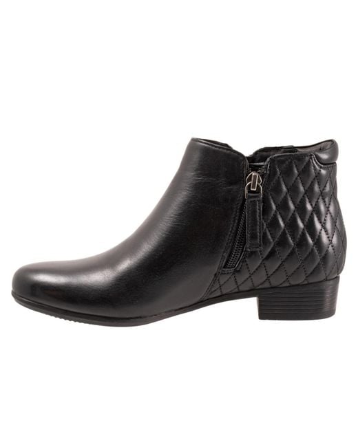 Trotters Black Major Bootie